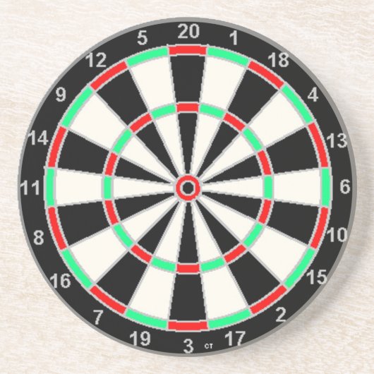 Dartboard-Untersetzer Untersetzer (Vorne)