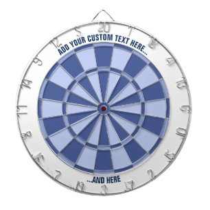 Dartboard von Pastell-Blues mit benutzerdefinierte Dartscheibe