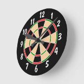 Dartboard Wall Clock. Runde Wanduhr (Winkel)