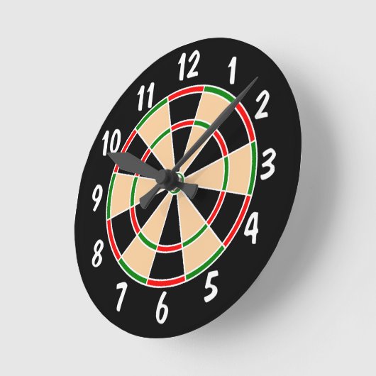 Dartboard Wall Clock. Runde Wanduhr (Winkel)