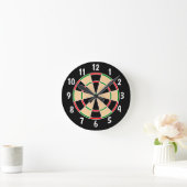 Dartboard Wall Clock. Runde Wanduhr (Zuhause)