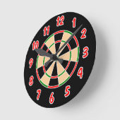 Dartboard Wall Clock. Runde Wanduhr (Winkel)
