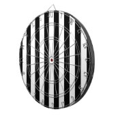 Dartboard White & Black Strip Dartscheibe (Vorderseite rechts)