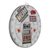 Dartboard White Casino Dartscheibe (Vorderseite Links)