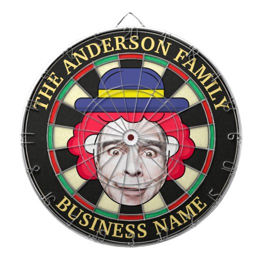 Dartboard with custom text and photo dartscheibe (vorne)