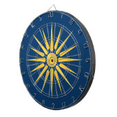 Dartboard with Flag of Macedonia, Greece Dartscheibe (Vorderseite rechts)
