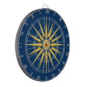 Dartboard with Flag of Macedonia, Greece Dartscheibe (Vorderseite Links)