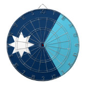 Dartboard with Flag of Minnesota, USA Dartscheibe (vorne)