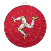 Dartboard with Isle of Man Flag, UK Dartscheibe (vorne)