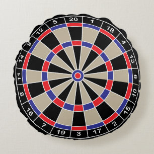 Dartboard-Wurfs-Kissen Rundes Kissen
