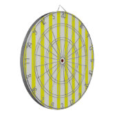 Dartboard Yellow White Strip Dartscheibe (Vorderseite Links)