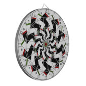 Dartboard Zickzack-Design Dartscheibe (Vorderseite Links)