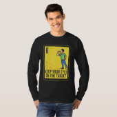 Dartboard-Zieldesign T-Shirt (Vorne ganz)