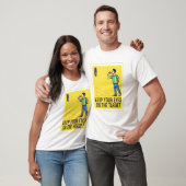 Dartboard-Zieldesign T-Shirt (Unisex)