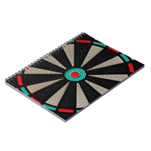 Dartboardentwurf Notizblock (Linke Seite)