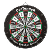 Dartender, Random Cocktail Dartboard Dartscheibe (vorne)