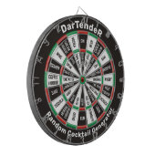 Dartender, Random Cocktail Dartboard Dartscheibe (Vorderseite Links)
