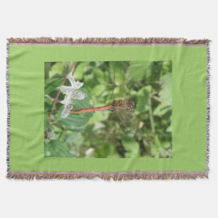 Darter Dragonfly Throw Blanket Decke