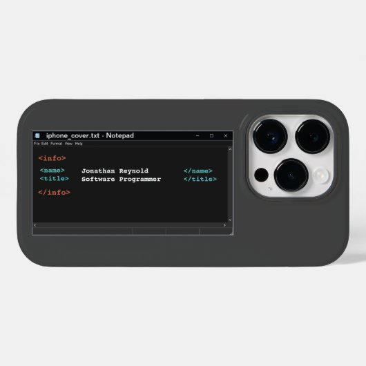 Darter Modus für Computerprogrammierer im Codeform Case-Mate iPhone Hülle (Rückseite (Horizontal))