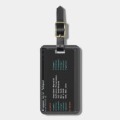 Darter Modus für Computerprogrammierer im Editor-F Gepäckanhänger (Vorderseite vertikal)