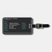 Darter Modus für Computerprogrammierung im Coder F Gepäckanhänger (Vorderseite horizontal)