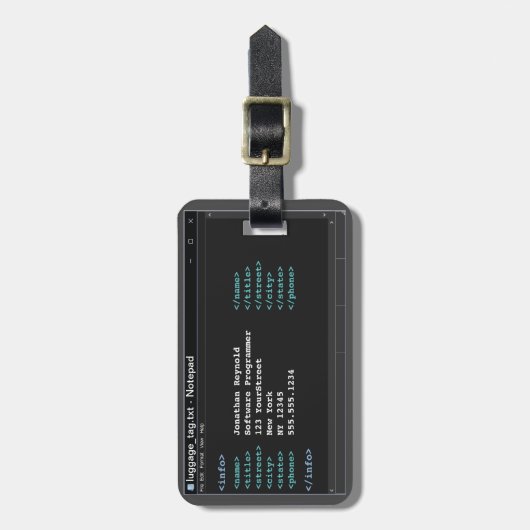 Darter Modus für Computerprogrammierung im Coder F Gepäckanhänger (Vorderseite vertikal)