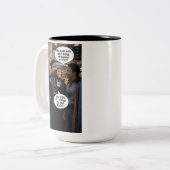 Darth Mamdani Zweifarbige Tasse (Vorderseite Links)