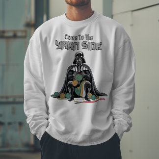 Darth Vader Knitting  Sweatshirt