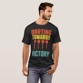 Darting Towards Victory Bullseye Dar for Teams T-Shirt (Vorne ganz)