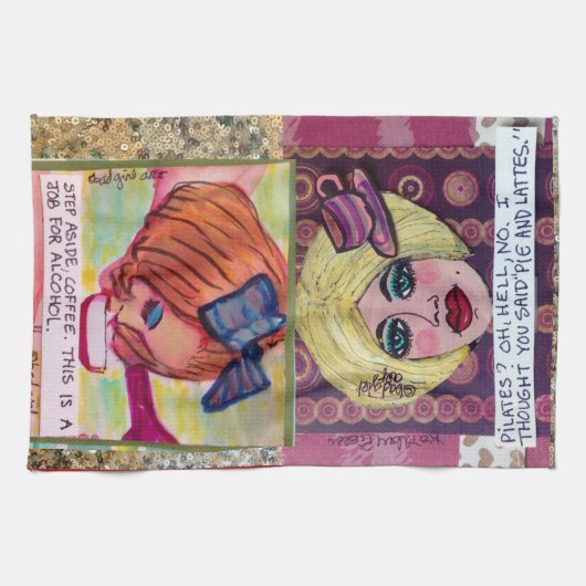 Dartkaffee Geschirrtuch (Horizontal)