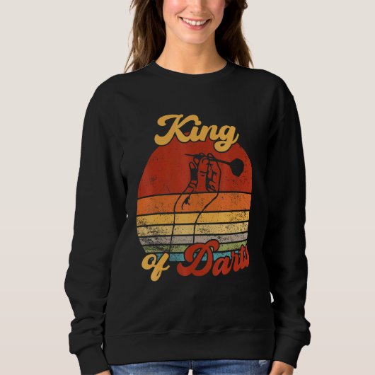 Dartkönig Sweatshirt (Vorderseite)