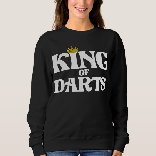 Dartkönig Sweatshirt (Vorderseite)