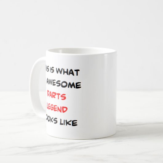 Dartlegende, phantastisch kaffeetasse (Vorderseite Links)