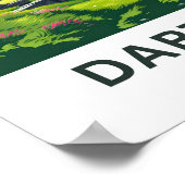 Dartmoor Devon Travel Print Poster (Ecke)