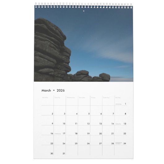 Dartmoor Kalender #1 (Mittel A3) (Mär 2026)