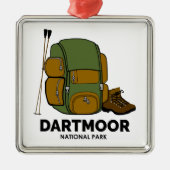 Dartmoor National Park Backpack Ornament Aus Metall (Vorne)