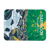 Dartmoor National Park Becky Falls England Magnet (Horizontal)