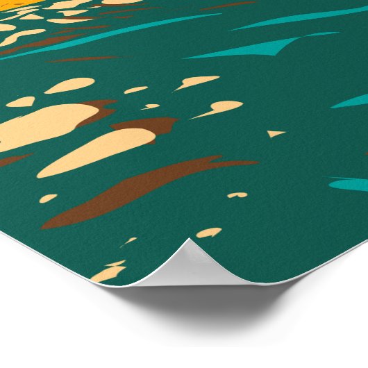 Dartmoor National Park Brentor Church England Poster (Ecke)