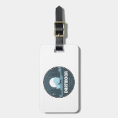 Dartmoor National Park Deer Gepäckanhänger (Vorderseite vertikal)