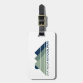 Dartmoor National Park Mountain Sun Gepäckanhänger (Vorderseite vertikal)