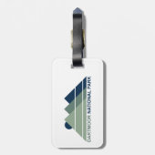 Dartmoor National Park Mountain Sun Gepäckanhänger (Rückseite vertikal)