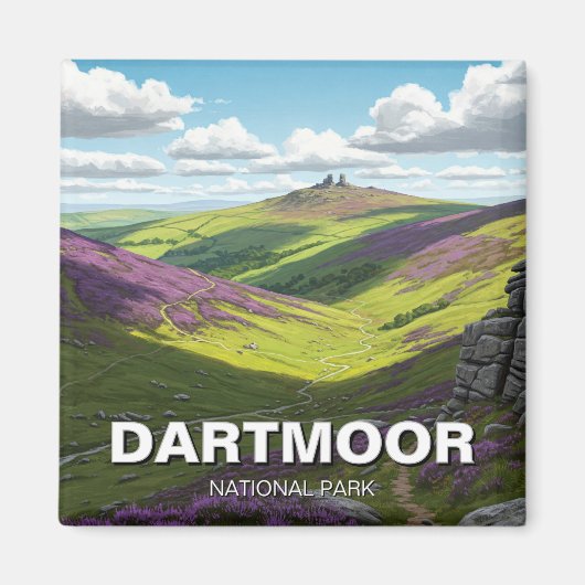 Dartmoor National Park Travel Magnet (Vorne)