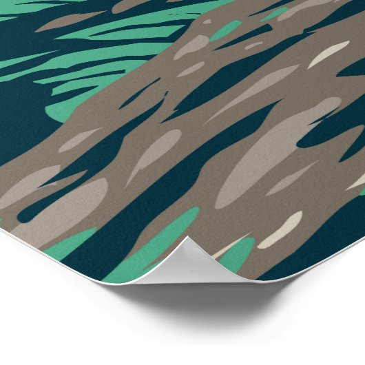 Dartmoor Nationalpark Burg Ruins England Poster (Ecke)