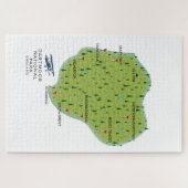 Dartmoor Nationalpark England Karte Puzzle (Horizontal)