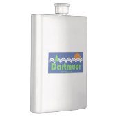 Dartmoor Nationalpark Retro Flachmann (Rechts)