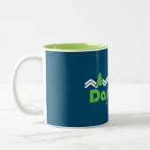 Dartmoor Nationalpark Retro Zweifarbige Tasse (Links)