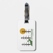 Dartmoor Nationalparkweg Gepäckanhänger (Rückseite vertikal)