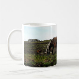 Dartmoor wilde Ponys Kaffeetasse