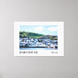 Dartmouth, Devon, England Leinwanddruck
