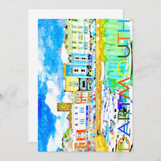 Dartmouth Einladung (Vorne/Hinten)